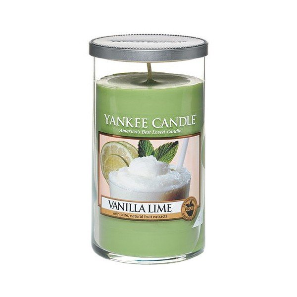 Vonná svíčka Yankee Candle Vanilka s Limetkami, doba hoření až 90 hodin
