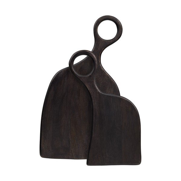 Servírovací dřevěná prkénka v sadě 2 ks 41 x 21 cm Palani – House Nordic