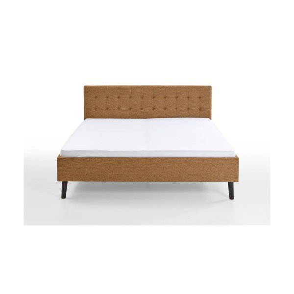 Hnědá čalouněná dvoulůžková postel bez roštu 180x200 cm Empire – Meise Möbel-image-3