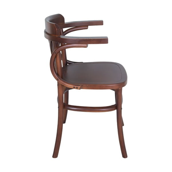 Hnědá jídelní židle z jilmového dřeva Montmartre – Antic Line-image-2