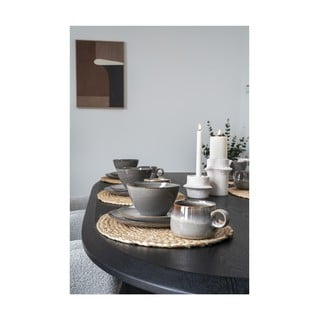 Šedé talíře z kameniny v sadě 4 ks ø 27 cm Selma – House Nordic