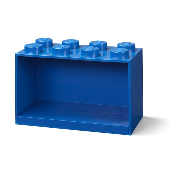 Dětská modrá nástěnná police LEGO® Brick 8-image-1
