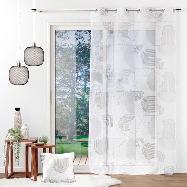 Bílá voálová záclona 140x280 cm Esquisse – douceur d'intérieur-image-2