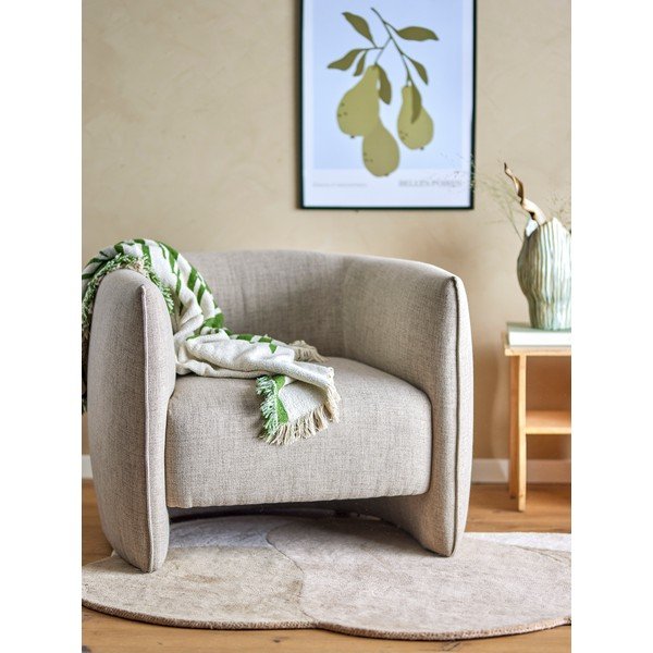 Béžové křeslo Bacio – Bloomingville-image-1