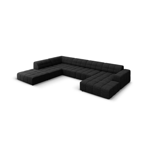Antracitová rohová pohovka (levý roh/do "U") Chicago – Cosmopolitan Design-image-3