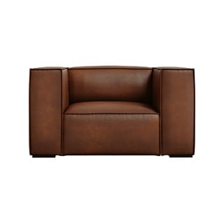 Koňakově hnědé kožené křeslo Madame – Windsor & Co Sofas