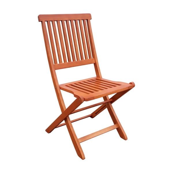Hnědé dřevěné zahradní židle v sadě 2 ks – Garden Pleasure