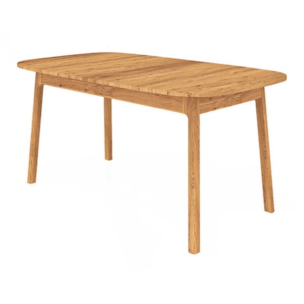 Jídelní stůl z dubového dřeva v přírodní barvě 90x120 cm Twig – The Beds