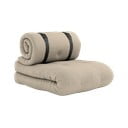 Béžové rozkládací křeslo vhodné do exteriéru Karup Design Design OUT™ Buckle Up Beige
