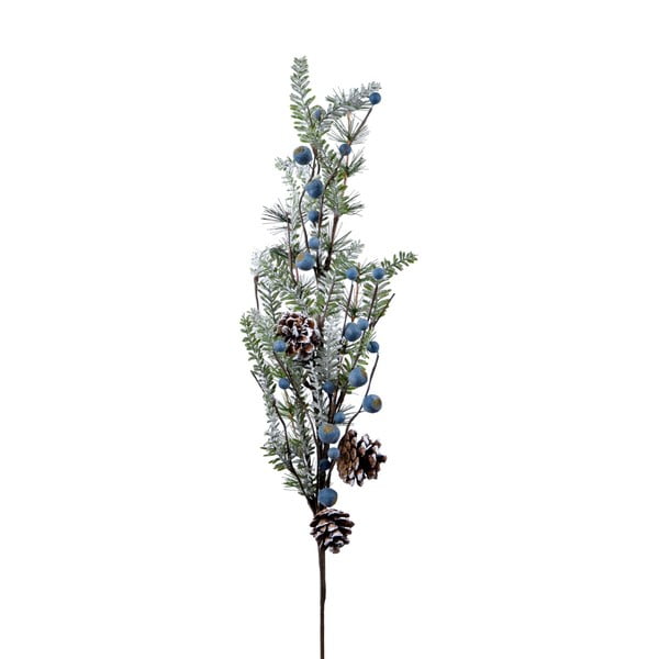 Vánoční dekorace ve tvaru větve se šiškami Ego dekor, výška 73 cm