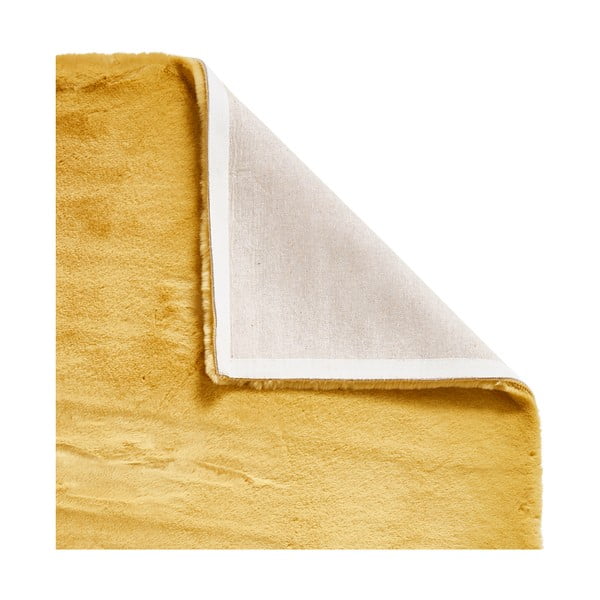 Žlutý koberec Think Rugs Teddy, 60 x 120 cm-image-3