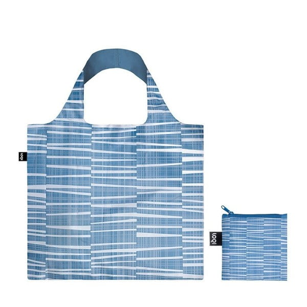 Skládací nákupní taška s kapsičkou LOQI Water