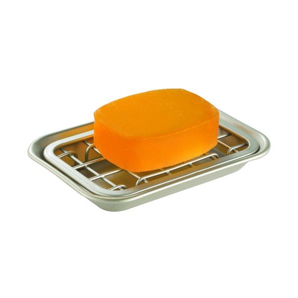 Mýdlenka ve stříbrné barvě iDesign Gia, 14,5 x 10 cm-image-2