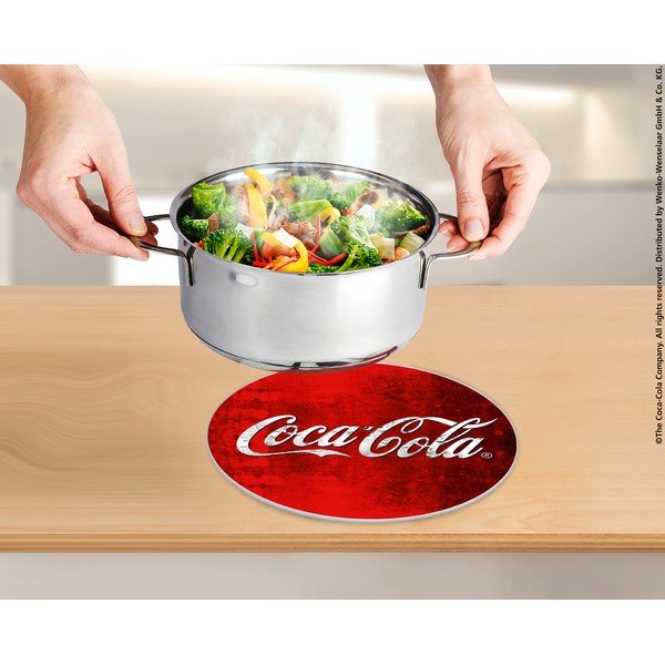 Skleněná podložka pod hrnec Wenko Coca-Cola Classic, ø 20 cm-image-1