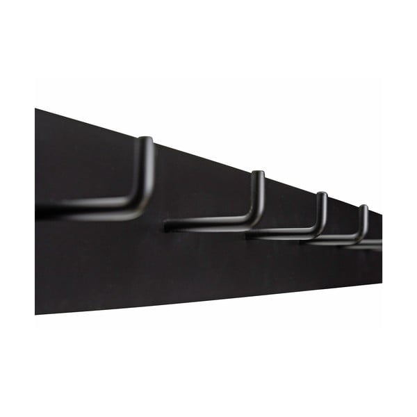 Černý kovový nástěnný věšák Hack – Hübsch-image-2