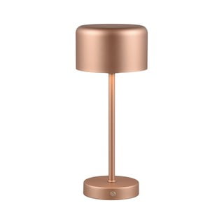 LED stmívatelná stolní lampa v měděné barvě (výška 30 cm) Jeff – Trio
