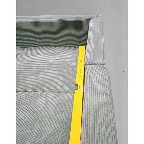 Světle zelená manšestrová rozkládací/s úložným prostorem rohová pohovka (levý roh/do L) Tori - II. jakost – Bonami Selection-image-4