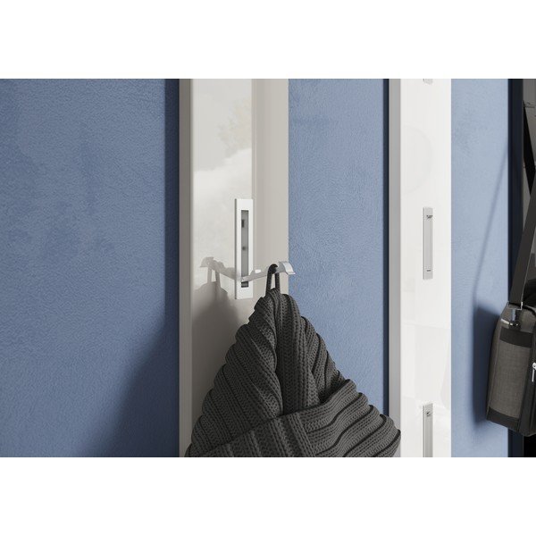 Krémový lesklý nástěnný věšák 15 cm – Germania-image-2