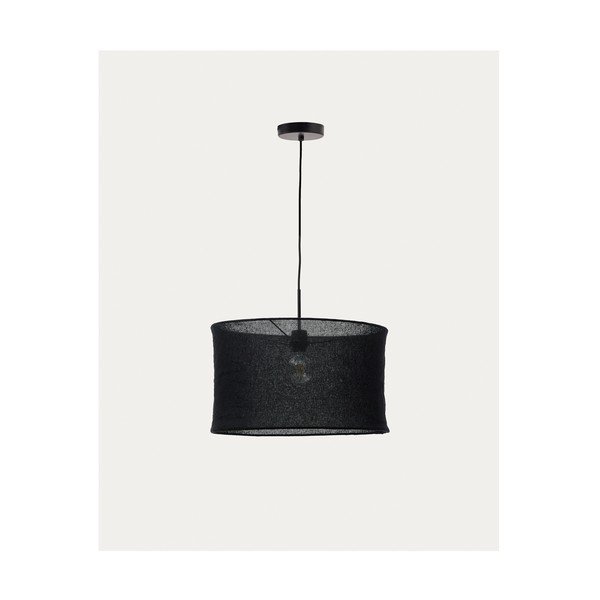 Černé stínidlo ø 50 cm Mariela – Kave Home-image-3