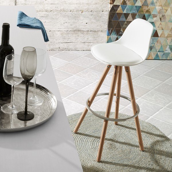 Modrý jutový koberec Kave Home Dip, Ø 100 cm-image-2