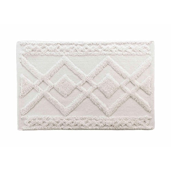 Bílá koupelnová předložka 50x80 cm Gladis – douceur d'intérieur