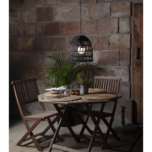 Černé stínidlo ø 30 cm Knute – Star Trading-image-2