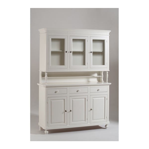 Bílá šestidveřová dřevěná skříňka Castagnetti Cabinet
