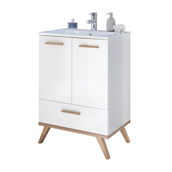 Bílá skříňka bez umyvadla 61x88 cm Set 923 - Pelipal-image-2