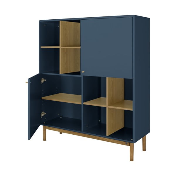 Tmavě modrá knihovna 118x138 cm Color Living – Tom Tailor-image-3