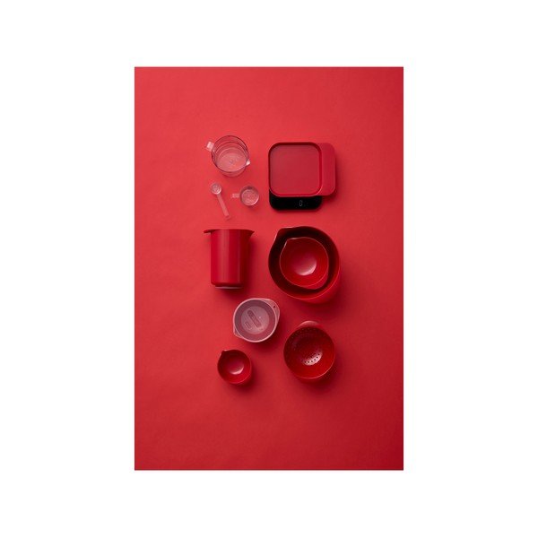 Červené misky v sadě 3 ks 750 ml Margrethe Mini – Rosti-image-1