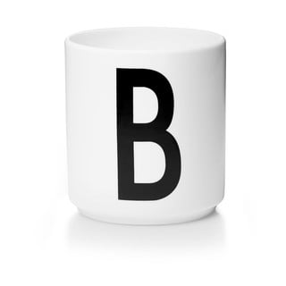 Bílý porcelánový hrnek Design Letters Personal B