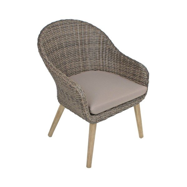 Hnědé dřevěné zahradní křeslo Pueblo – Garden Pleasure-image-4