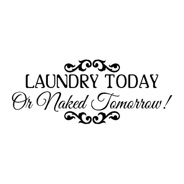 Samolepka Sticker Laundry Today-image-1