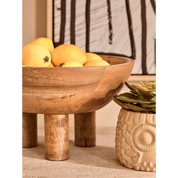 Dřevěná mísa v přírodní barvě ø 27 cm Kara – Premier Housewares-image-3