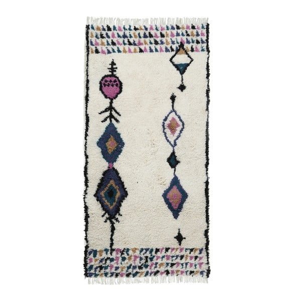 Vzorovaný vlněný koberec A Simple Mess Sisse, 180 x 90 cm