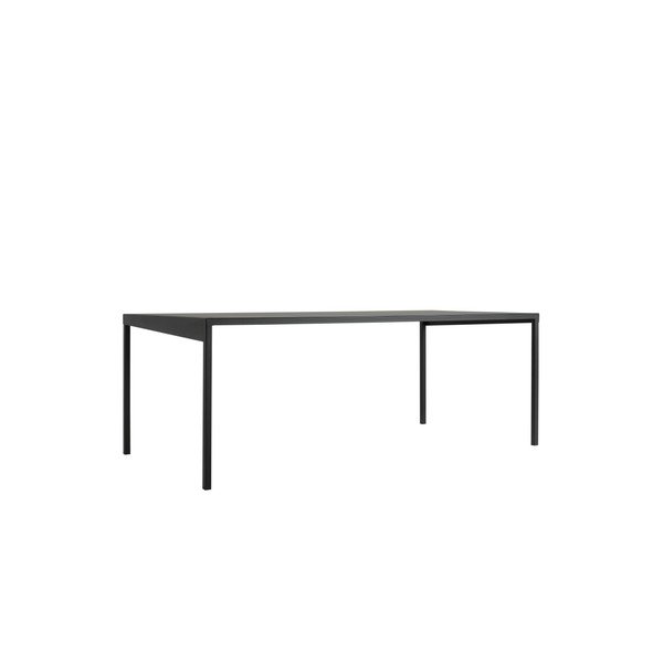 Černý kovový jídelní stůl Custom Form Obroos, 160 x 80 cm
