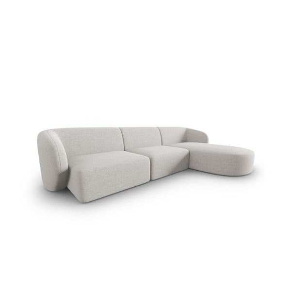 Světle šedá rohová pohovka, pravý roh Shane – Micadoni Home-image-2