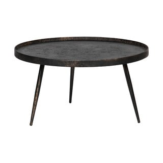 Černý konferenční stolek BePureHome Bounds, ø 76 cm