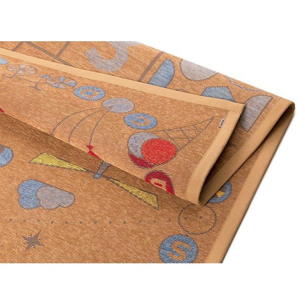 Hnědý oboustranný dětský koberec Narma Tähemaa, 160 x 230 cm-image-3