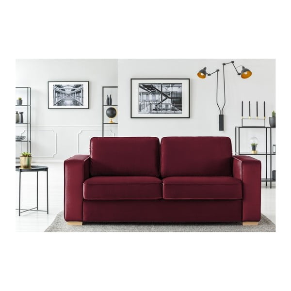 Vínová trojmístná pohovka Cosmopolitan design Chicago-image-2