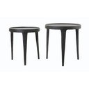 Kulaté odkládací stolky v sadě 2 ks ø 43 cm Tobias – Light & Living