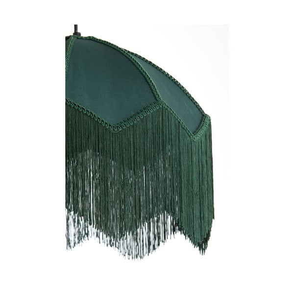 Závěsné svítidlo v petrolejové barvě s textilním stínidlem ø 40 cm Malacia – Light & Living-image-3