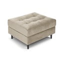 Béžová sametová podnožka Milo Casa Santo