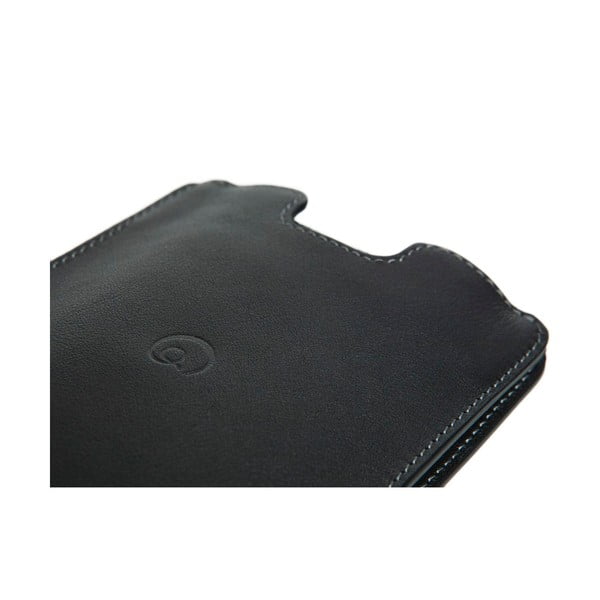 Danny P. kožená peněženka s kapsou na iPhone 5S Black-image-2