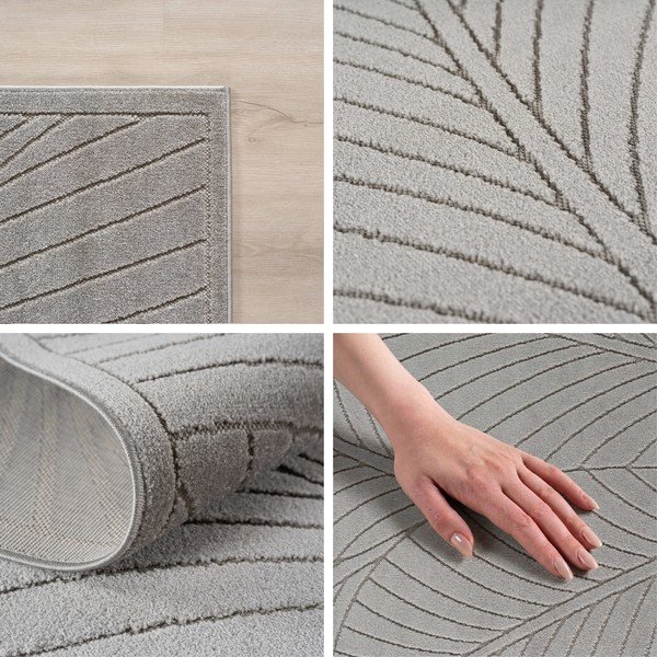Kulatý vnitřní a venkovní koberec ve stříbrné barvě ø 160 cm Nova 1203 – Ayyildiz Carpets-image-2