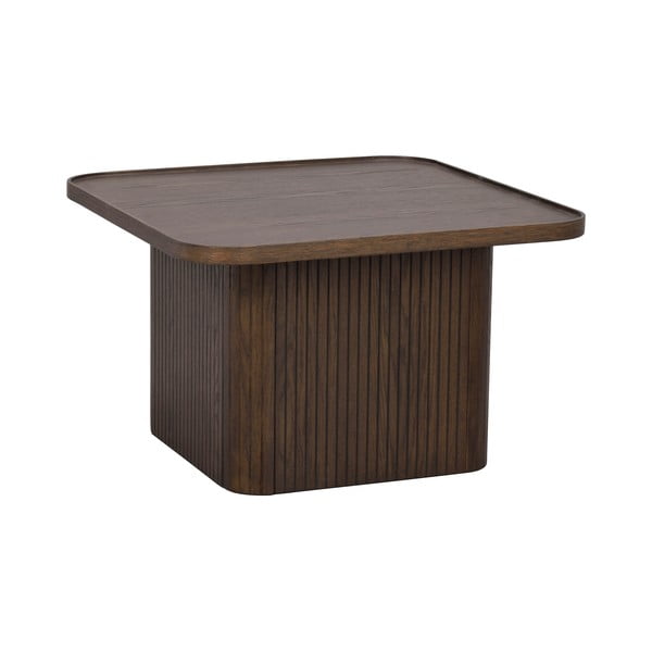 Tmavě hnědý konferenční stolek v dekoru dubu ø 60 cm Sullivan – Rowico-image-2