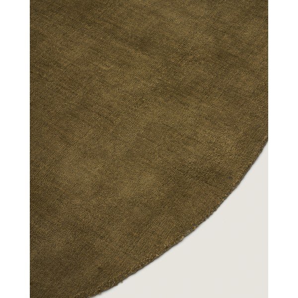 Zelený kulatý koberec ø 200 cm Empuries – Kave Home-image-4