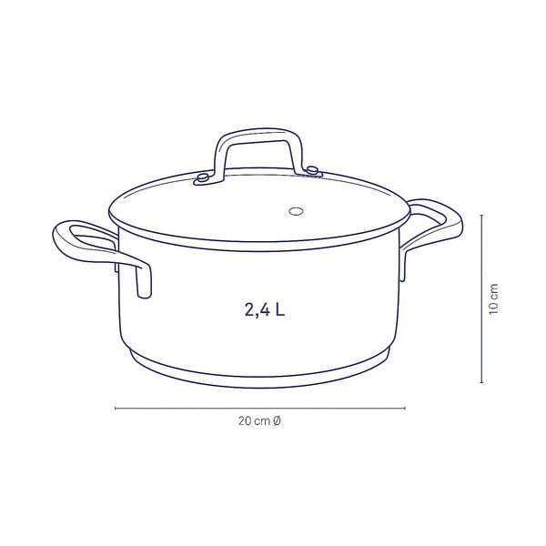 Hrnec z nerezové oceli s pokličkou Kela Flavoria, ø 20 cm-image-4