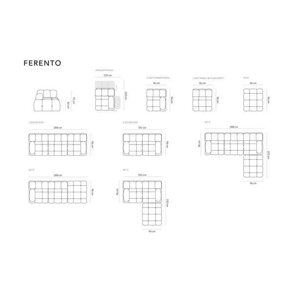 Světle šedá podnožka Ferento – Cosmopolitan Design-image-4