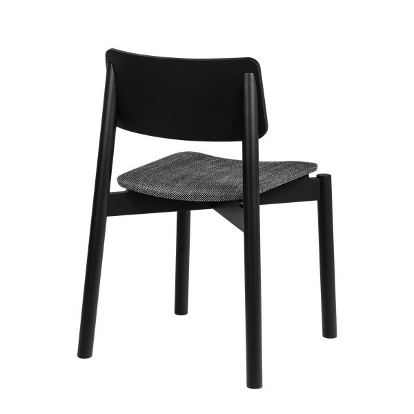 Černá stohovatelná jídelní židle Wem – noo.ma-image-3